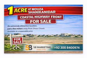 Gwadar Land 2.5 acre moza chib kalmati