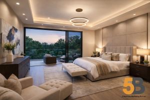 Front view of a modern 1 Kanal house for sale in Lahore with elegant exterior design and spacious layout.