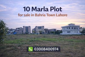 10 Marla Plot for sale in bahria town lahore​