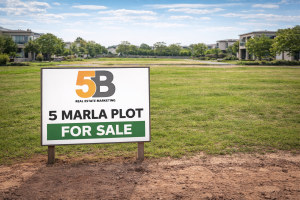 5 Marla plot for sale in Bahria block Lahore