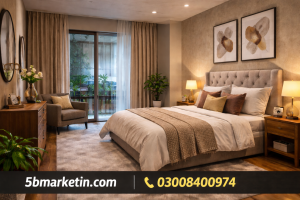 Room for rent in Johar Town Lahore with clean and comfortable living space