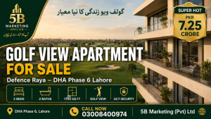 golf view apartment for sale DHA Phase 6 Lahore Defence Raya 2026