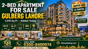 2 bed apartment for sale Gulberg Lahore 2026