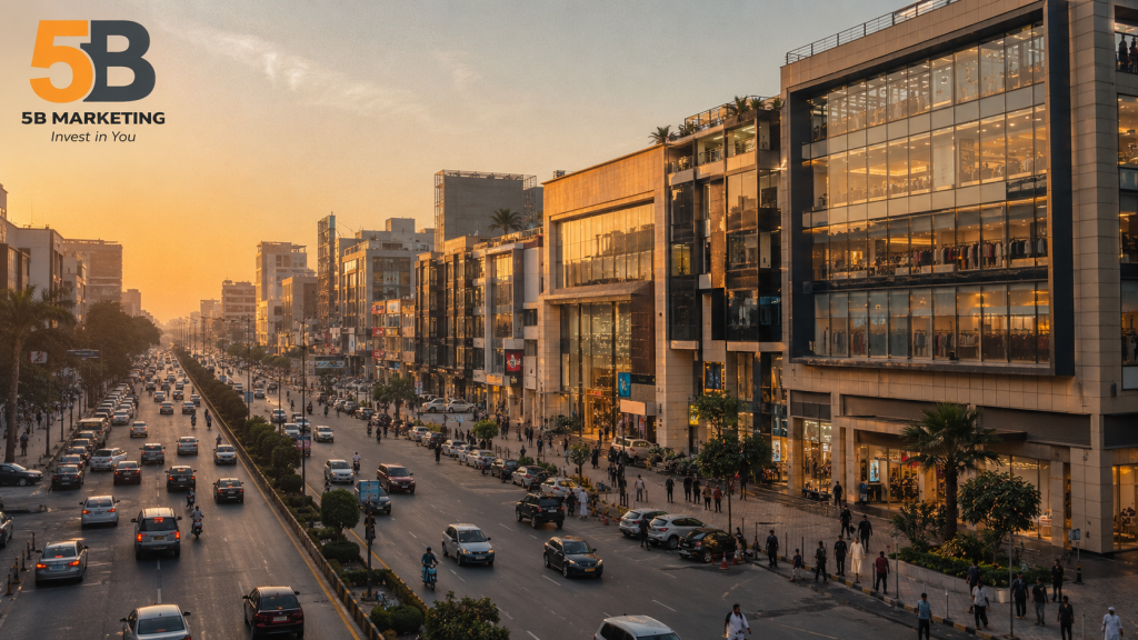Commercial property for sale in Lahore 2026 – Gulberg Main Boulevard, DHA Phase 5, and Bahria Town
