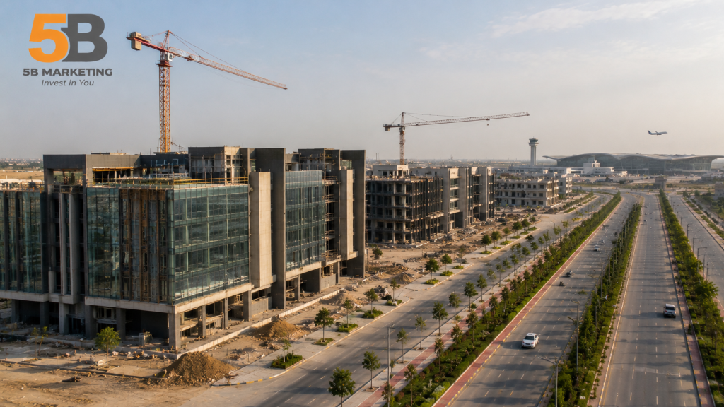 Commercial property for sale in Gwadar 2026 – New Town commercial zone, Airport Road, and GIEDA industrial plots