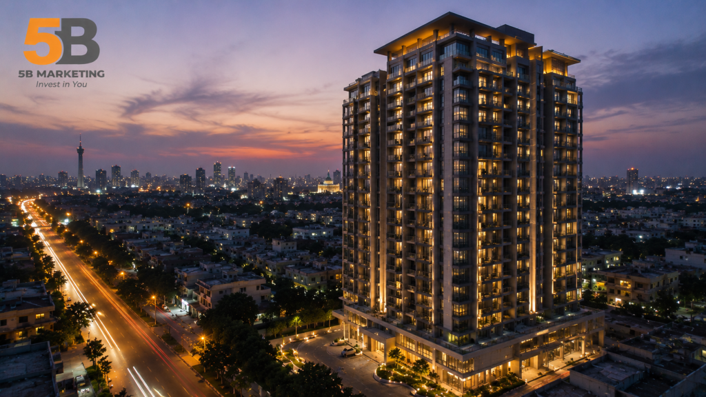 Apartments for sale in Lahore 2026 – Penta Square, DHA Phase 6, and Wapda Town