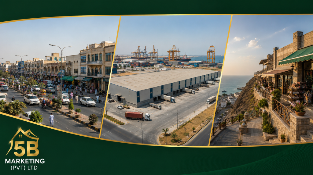 Commercial property for sale in Gwadar in New Town, GIEDA, and Koh-e-Batil