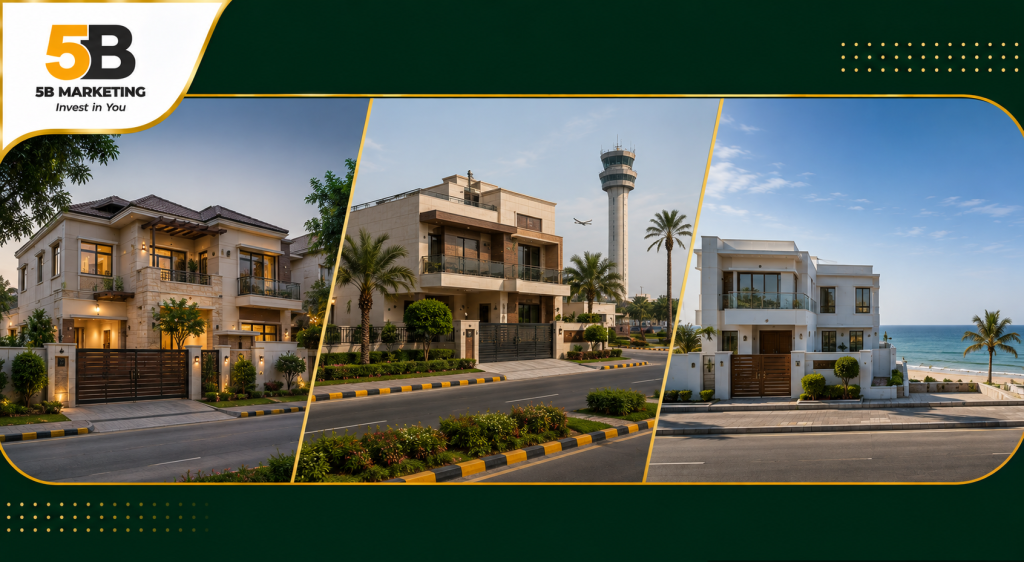 Houses for sale in Gwadar in New Town, Airport Road, and Marine Drive