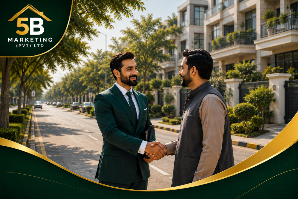 Real estate agent serving clients near Pine Avenue, Lahore