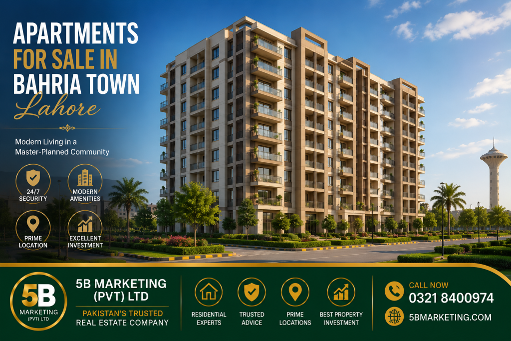 Apartments for sale in Bahria Town Lahore