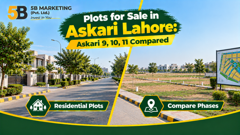 Plots for Sale in Askari Lahore: Askari 9, 10, 11 Compared
