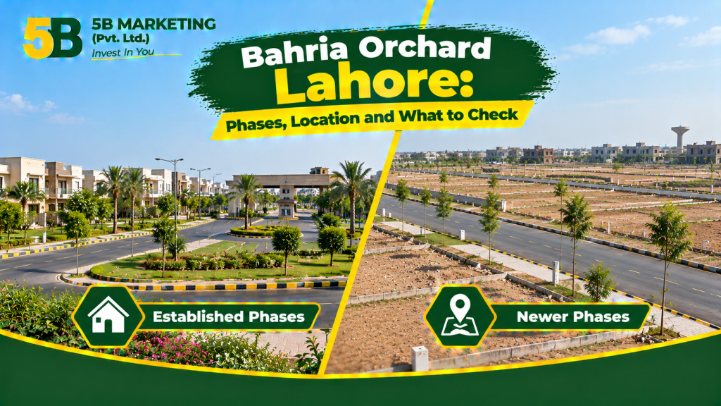 Bahria Orchard Lahore phases and location on Raiwind Road with buyer checks