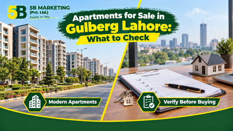 Apartments for Sale in Gulberg Lahore: What to Check