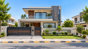8 Marla house for sale in Bahria Town, Lahore, front elevation