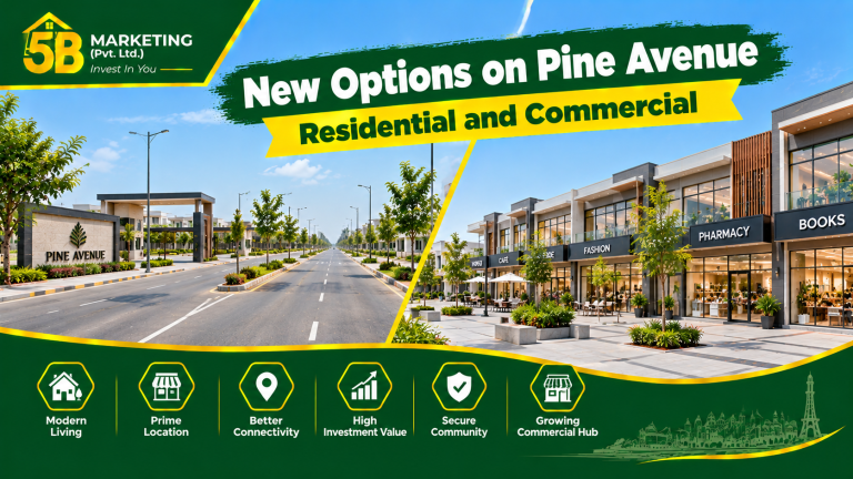 New Residential and Commercial Options on Pine Avenue Lahore